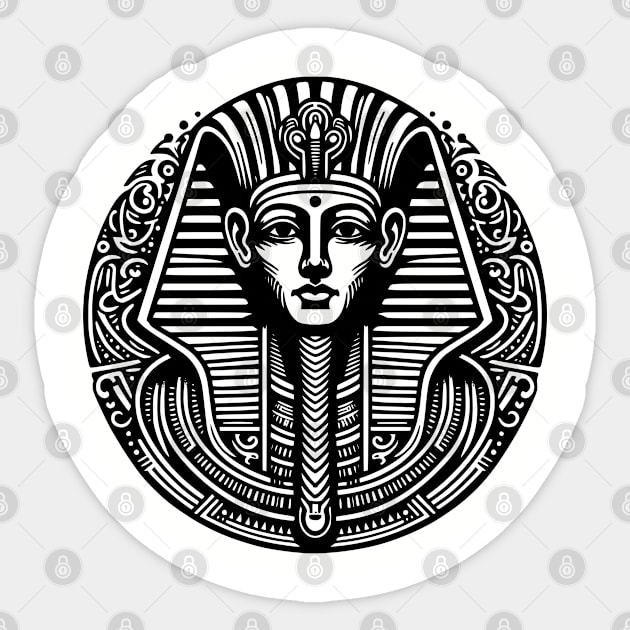 Osiris Egyptian Pharoah Sticker by UrbanLifeApparel